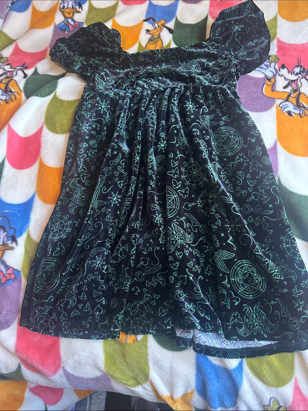 Wicked Girls Black Velvet Dress